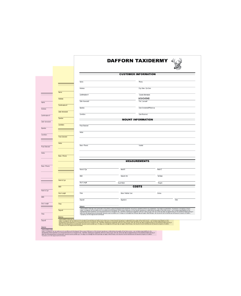 CARBONLESS FORMS / NCR Image